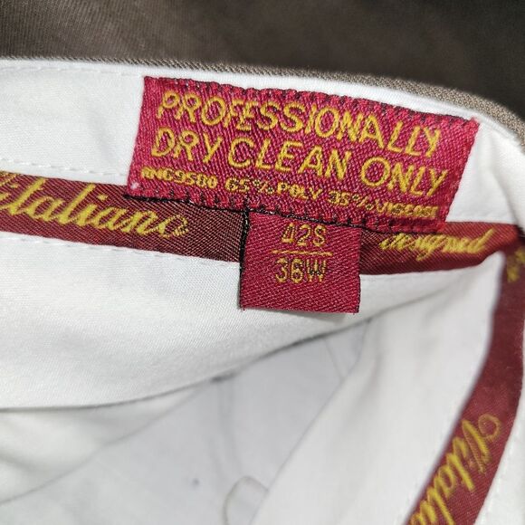 Vitaliano super 150s cloth 42S / 36W mens 2 piece matching suit jacket and pants - Picture 10 of 10